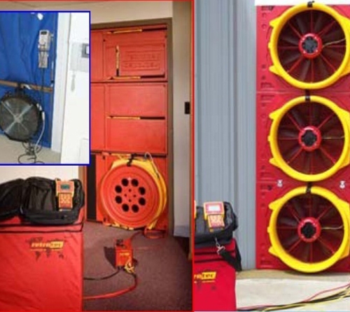 Door Fan Test for Gas-extinguishing Systems