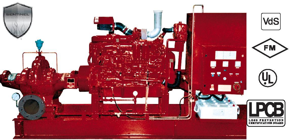 FM Approved Fire Electric/Diesel Pumps